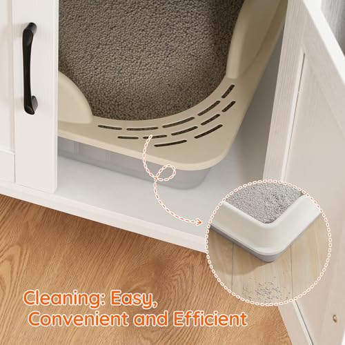 Litter Box Enclosure (White)