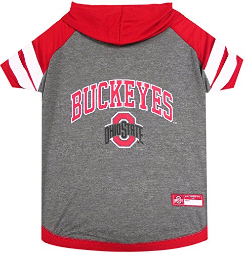 Ohio Hoodie Tee Shirt (Ohio State Buckeyes / Medium)