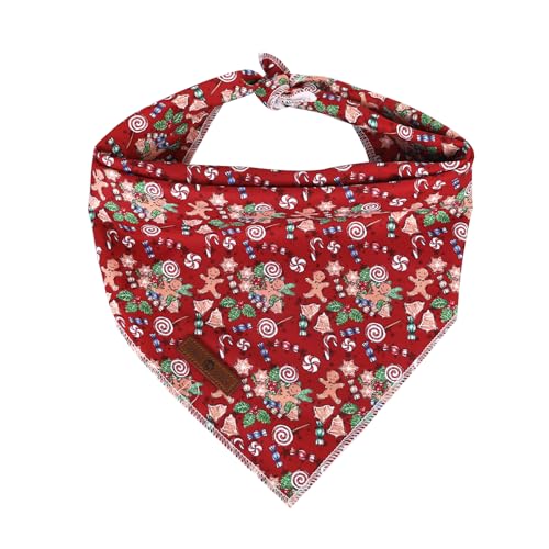Christmas Dog Bandana (Christmas Ornaments / Large (Pack of 1))