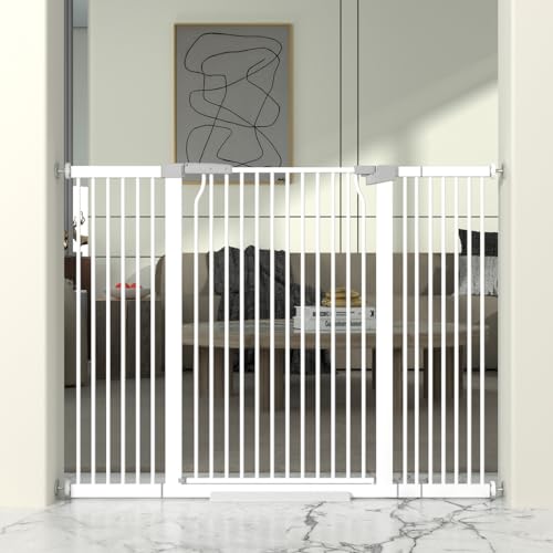 41" Extra Tall Cat Gate for Doorway (49.2-54.7''W)