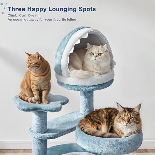 Cute Shark Cat Tree for Kittens
