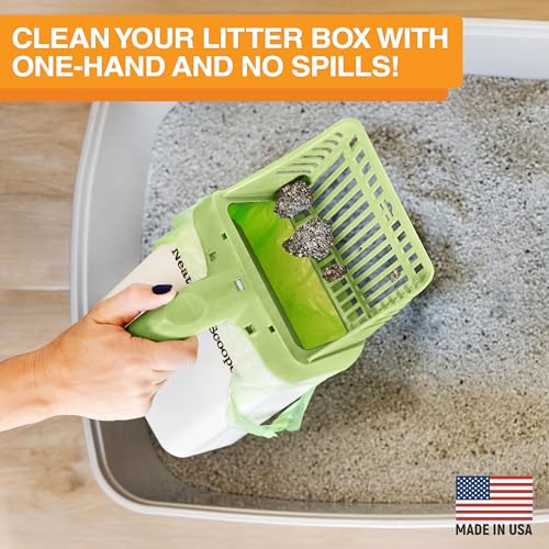 Neater Scooper Standard Cat Litter Scoop (Green / Standard - 15 Bags)