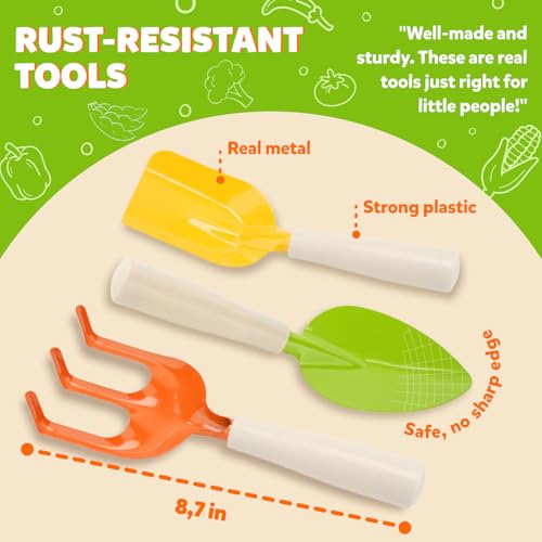 Kids Gardening Set (Orange)