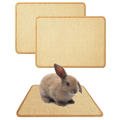 2PCS Rabbit Scratch Mat (16"x12")