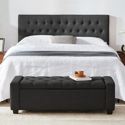 48" Ottoman with Storage (Darkgray / 19.7"D x 48"W x 16.9"H)