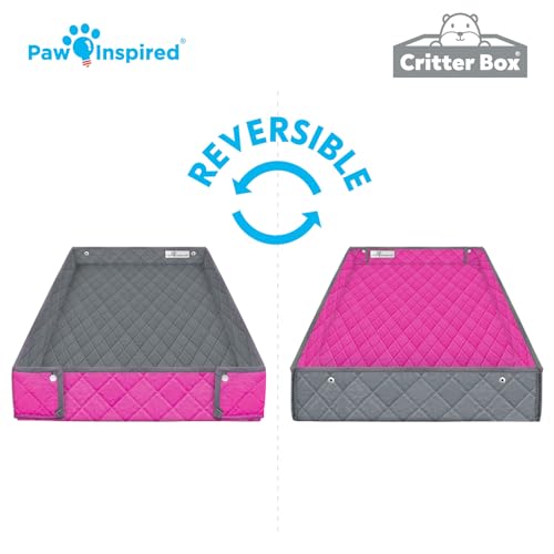 Reversible Critter Box Raised Sides Liner (Midwest / Gray/Pink)
