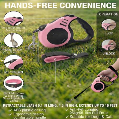 Escape Proof Cat Harness and Leash Set (Pink / XS)