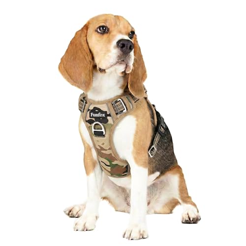 Dog Harness No Pull (Camo Brown / Medium)