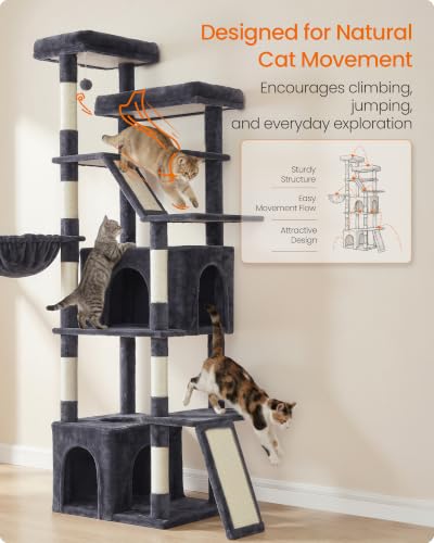 Large Cat Tree (Dark Gray)