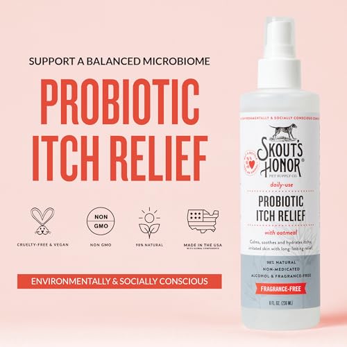 Probiotic Itch Relief Spray for Dogs (Pack of 2 / Itch Relief Spray)