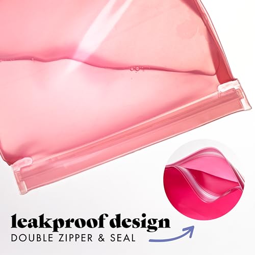 Reusable Sandwich Bags (Pink Bows)