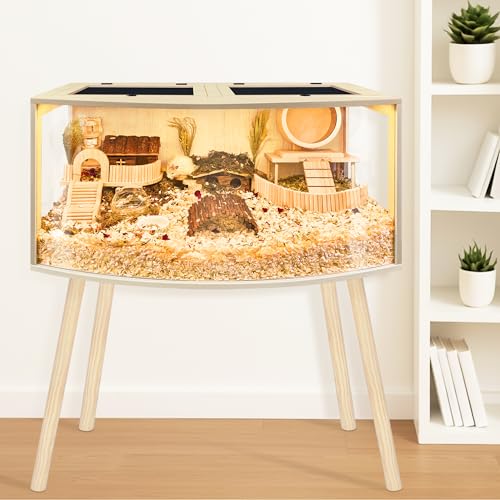 Hamster Cage with Curved Design (40.0"L x 20.0"W x 20.0"H)