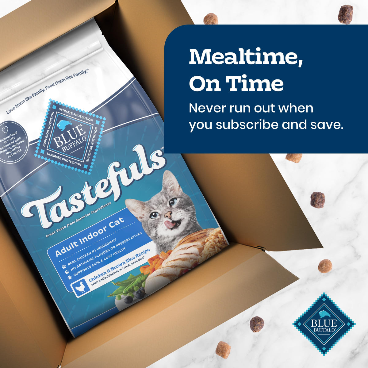 Tastefuls Chicken Adult Indoor Dry Cat Food (3 Pound (Pack of 1))