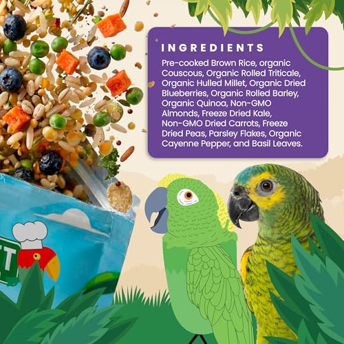 Parrot Food for Parakeets & Cockatiels (1.13 Pound (Pack of 1))