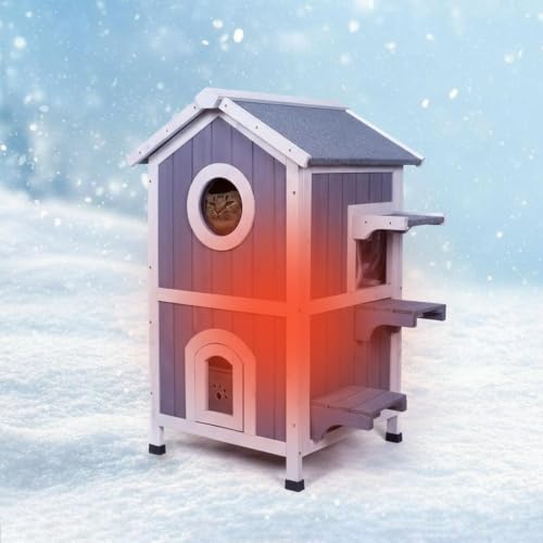 Outdoor Cat House (M Insulated Cat House)