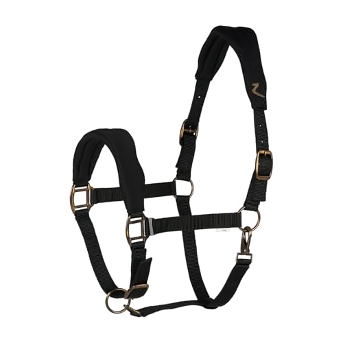 Graz Fleece Padded Halter (Black / Horse)