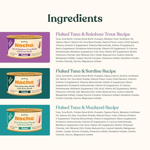 Flaked Filets Recipe in Bone Broth (3 Fl Oz (Pack of 12))