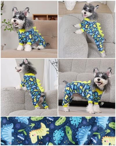 Dinosaur Costume Dog Pajamas (X-Large / Dinos#6)