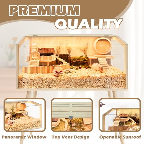 Hamster Cage with Legs (48.0"L x 20.0"W x 47.5"H)