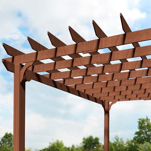 12x14 FT Wooden Pergola (12 x 14 FT)
