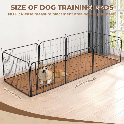 Washable Dog Pee Pads (Brown / 24*96 Inch (Pack of 1))