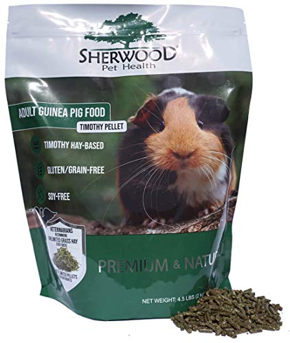 Adult Guinea Pig Food Measured Timothy Pellet (4.5 Pound (Pack of 1))