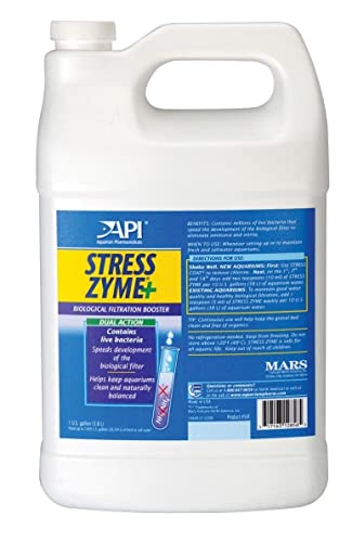 Stress Zyme Freshwater and Saltwater Aquarium Cleaning Solution 1 (1 gal)