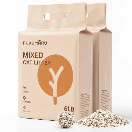 Tofu Cat Litter (12 lbs, 6 lb x 2 Bags)
