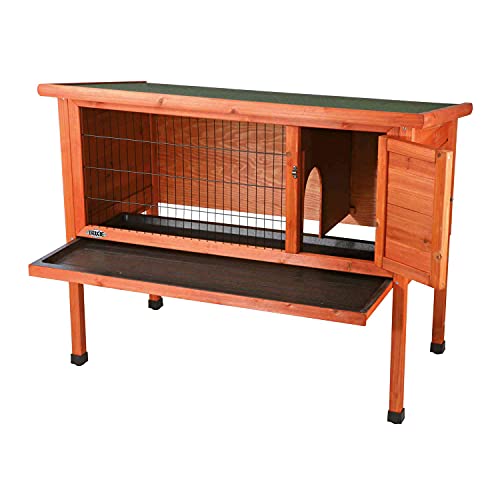 natura Rabbit Hutch with Run (1-Story Rabbit Hutch, Large)