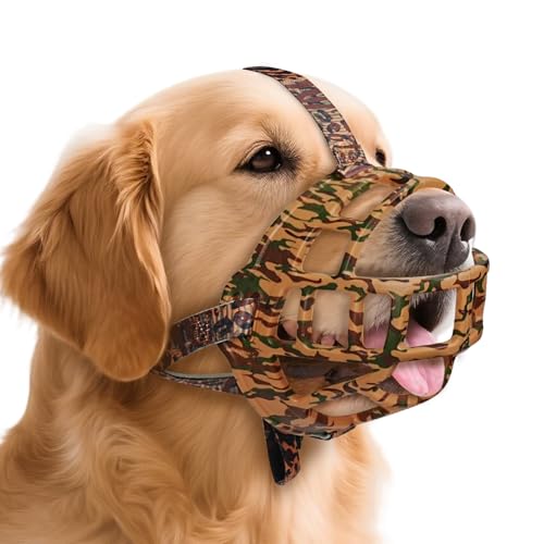 Dog Muzzle to Prevent Biting (Brown / Size 5)