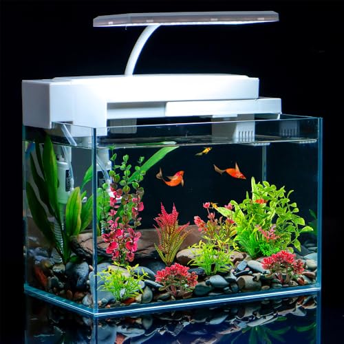 18Pcs Plastic Aquarium Plants