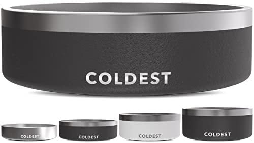 Coldest Dog Bowl (42 oz / Stealth Black)