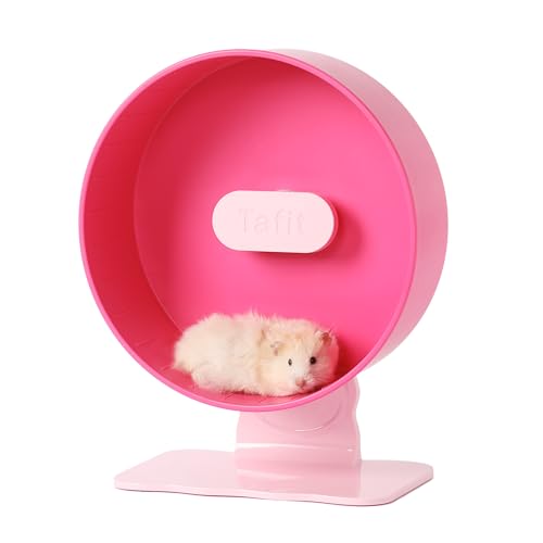 Super‑Silent Hamster Exercise Wheel (10.2inch / Raspberry Pink)