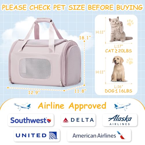 Cat Carrier Soft (Pink)