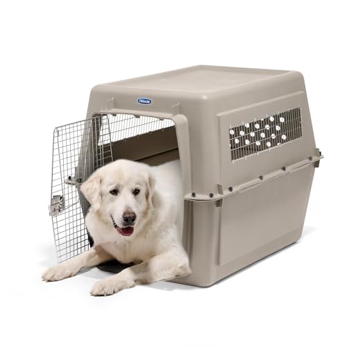 Ultra Vari Dog Kennel 48in (TAUPE / 48.0"L x 32.0"W x 35.0"H)