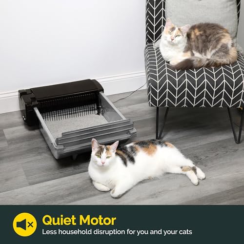 Smart Scoop Semi Automatic Self Cleaning Cat Litter Box