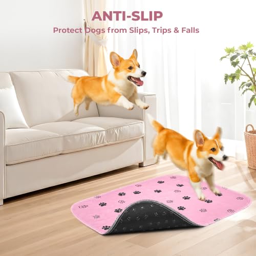 Reusable Puppy Pads (Pink / 18*24 Inch (Pack of 2))
