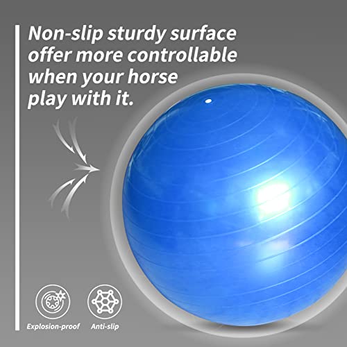 17 Inch Horse Play Balls Anti (Blue)