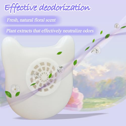 4 Pack Deodorizer for Cumrige and for Fumoi Self Cleaning Litter Box