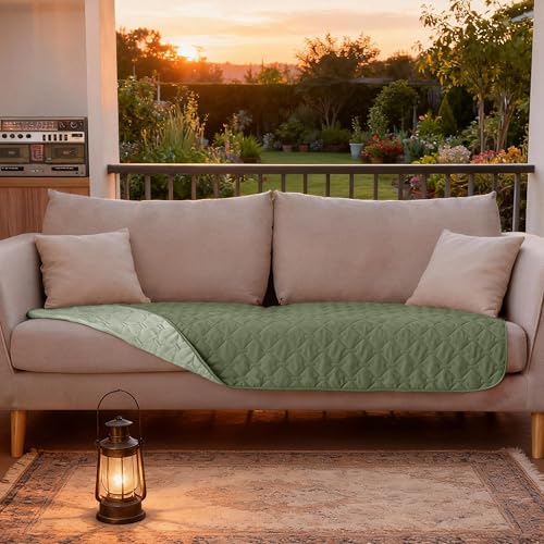 Waterproof Blanket (30x70 Inch (Pack of 1) / Dark Green/Light Green)