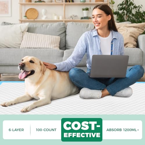 Large Puppy Pads 30"x26" 100 Count (30"x26"-100 Count)