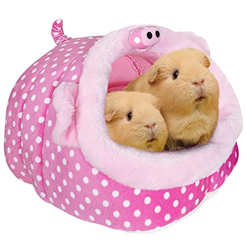 Guinea Pig Rat Bed and Hideout for Ferret Hedgehog Sleep and Hide (5.Pig-XL)