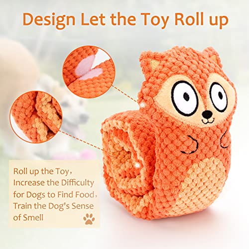Squeak Dog Puzzle Toys IQ Training (Fox)