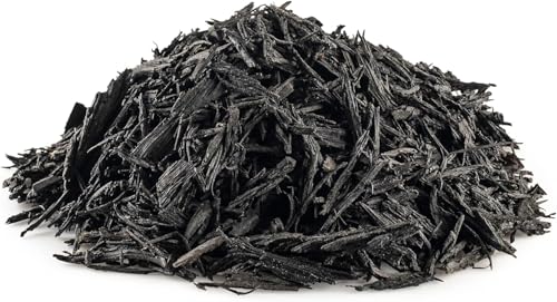 Premium Black Wood Mulch for Landscaping (1 CF - 28 L - 30 QTS / Black Wood Mulch)