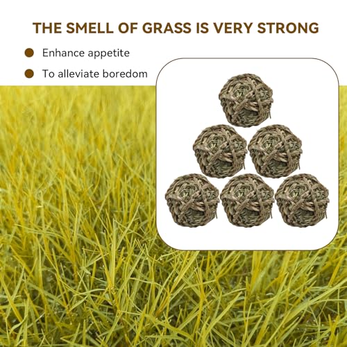 Rabbit Timothy Grass Ball 6 Pcs