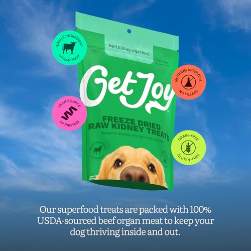 Freeze Dried 100% Beef Kidney Dog Treats (4 Ounce (Pack of 1))