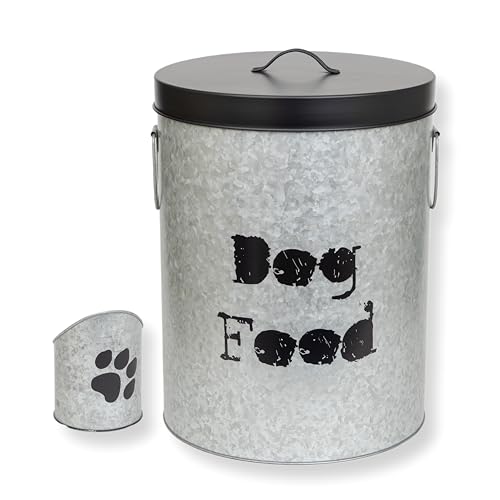 Large Dog 60lb Pet Food Storage Canister or Dog Bin with Scoop (Large Dog 60lb)