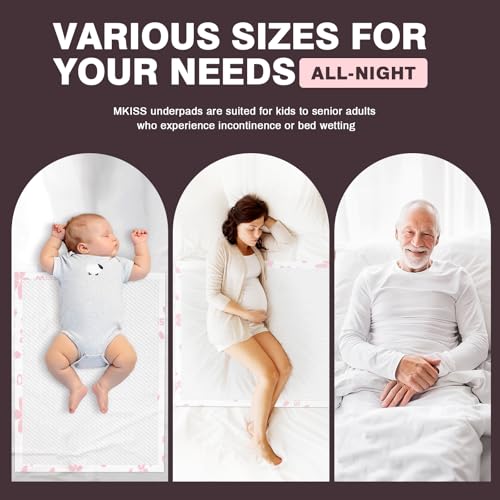 50 Count Heavy Duty Disposable Bed Pads 30" x 36" Incontinence Pads (36"x30"-50count)