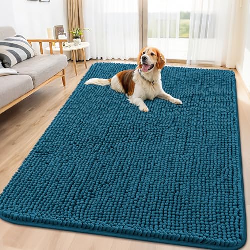 Dog Door Mat for Muddy Paws 71x46 (Atlantic Blue / 71"X46")