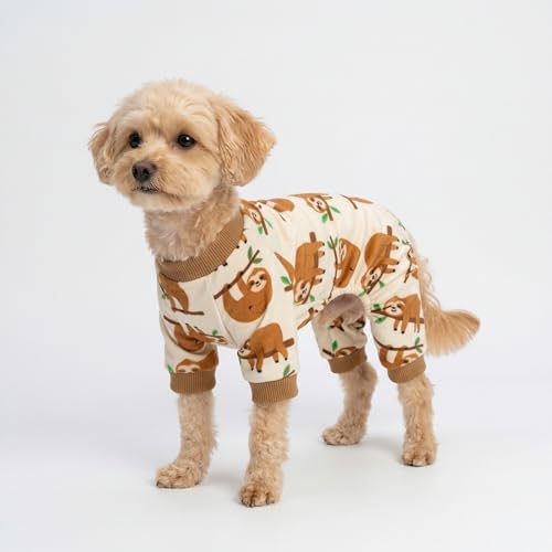 Sloth Dog Fleece Pajamas (Sloth / X-Large)